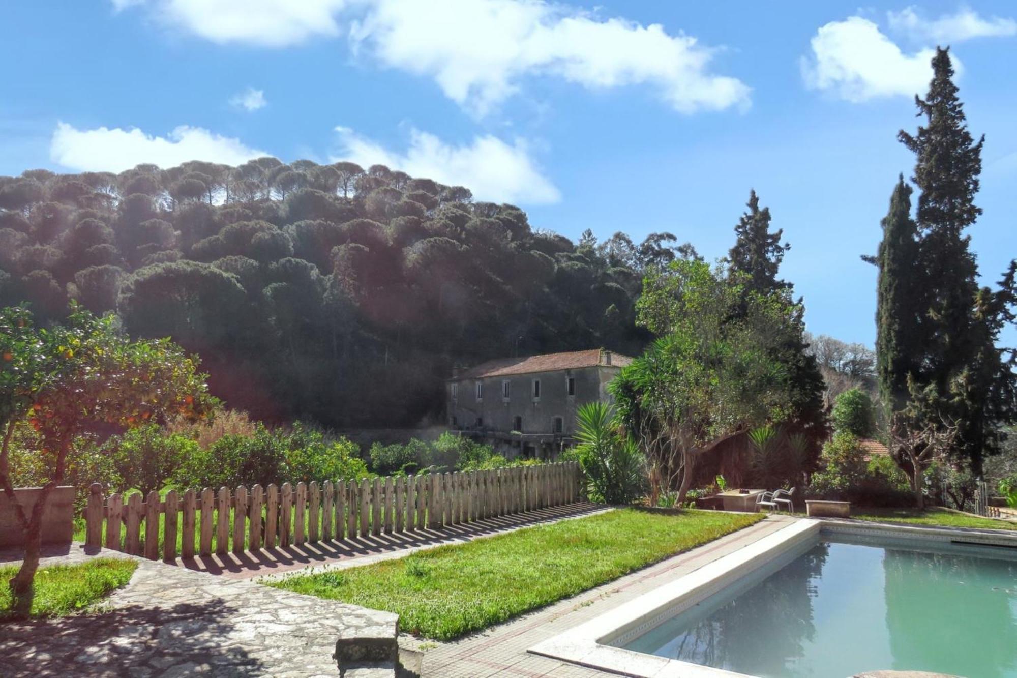 Bicentennial House In Porto De Mos With Mountain View And Pool Bagian luar foto